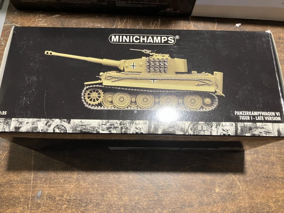 Minichamps Metal Escala 1:35 Segunda Guerra Mundial Alemán Versión Tardía Tigre I Foto 1 de 1