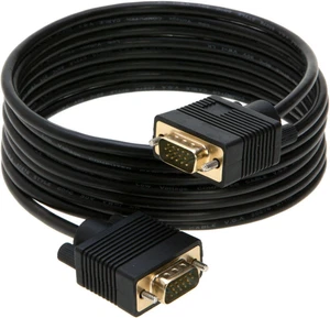 Male to Male SVGA Monitor Cable, 1080P Super VGA Display - Picture 1 of 14