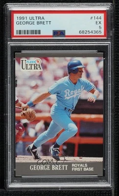 1991 Fleer Ultra George Brett #144 PSA 5 HOF - Image 1 of 2