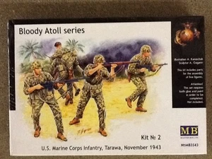 MASTER BOX 1/35  U.S. Marine Corps Inf. Tarawa Novenber '43 #3543 FACTORY SEALED - Picture 1 of 2