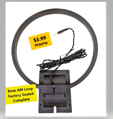 Nueva antena de bucle Bose AM + cable y soporte 20" - 55" sistemas de estilo de vida 199824 OEM Foto 1 de 4