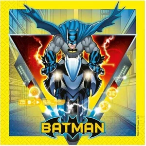 BATMAN ROGUE RAGE - 20 NAPKINS - KIDS BIRTHDAY PARTY TABLEWARE - FAST DISPATCH - Picture 1 of 1