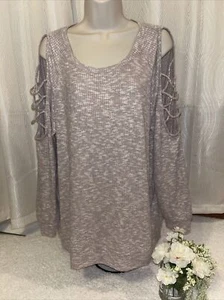 Catos plus sportswear Sweater Tan beige SZ 14/16W Womens - Picture 1 of 5