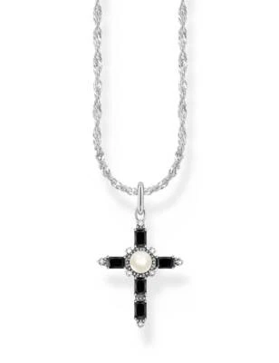 Thomas Sabo KE2296-167-11-L45V Catena in argento con ciondolo a croce Cross R... - Immagine 1 di 3