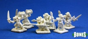 Reaper 77010: Kobolds (6) Dark Heaven Bones Plastic Miniature - Picture 1 of 5