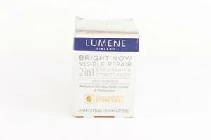 Lumene Bright Now Visible Repair 2 in 1 EyeCream Concealer 0.57 oz U45A - Picture 1 of 1