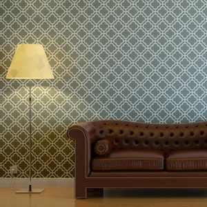 Plantilla de pared marroquí grande Margaret para decoración hágalo usted mismo fondo de pantalla aspecto - Imagen 1 de 4