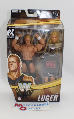 WWE Elite Legends LEX LUGER 6” Figure (Black Trunks) Cover