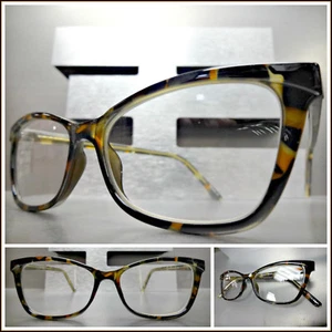 Classy Elegant Modern Cat Eye READING GLASSES READERS RX Able Optical Frame C05 - Picture 1 of 14