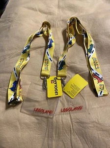 2- Legoland Driving School Lanyard with Badge, Yellow - Picture 1 of 5