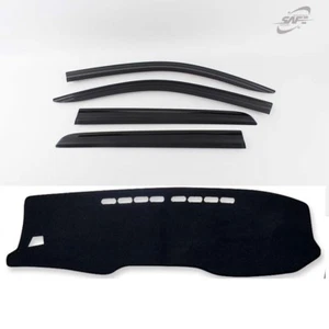 Weather shields with Dash mat for Sep/2015 ~2018 Toyota Hilux 4x4 SR5 Double Cab - Picture 1 of 8