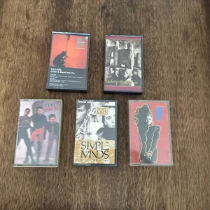 Audio Cassettes Awesome 80’s Lot-Janet Jackson Simple Minds Cameo U2 - Picture 1 of 6
