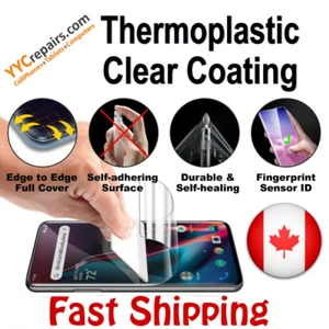 Protecteur d'écran en gel doux transparent thermoplastique auto-guérison - Photo 1 sur 5