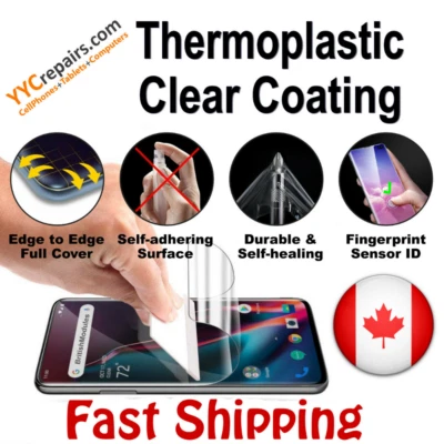 Protector de pantalla de gel suave transparente autocurativo termoplástico para Samsung Galaxy S8 S9 Foto 1 de 4