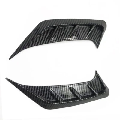 Juego de 2 pegatinas de carbono para decoración de faros de coche modificadas Foto 1 de 4