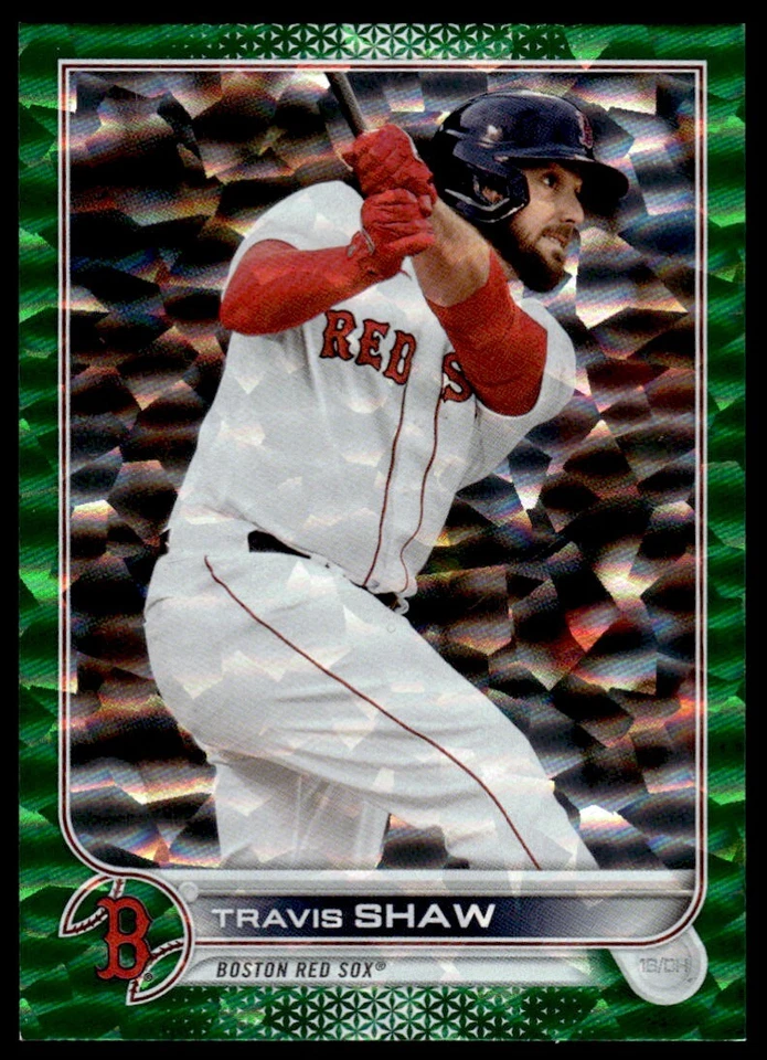 2020 TOPPS GREEN /499 Travis Shaw Toronto Blue Jays #88 - Image 1 of 2