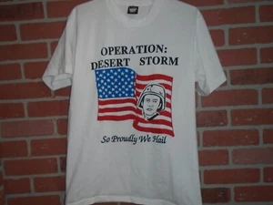 MAGLIETTA UOMO OPERATION DESERT STORM VINTAGE ANNI 90 TAGLIA LARGE - Foto 1 di 4