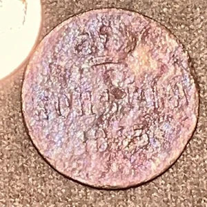 1 Kopek 1853 OLD RUSSIAN IMPERIAL COIN NIKOLAY I. ORIGINAL. Cleaned - Picture 1 of 3