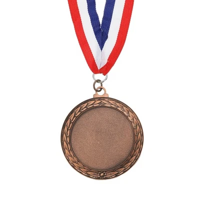 Award Medal, 3rd Prize Winner Medal with Neck Ribbon, Bronze - Image 1 of 4