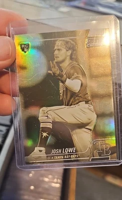 2022 Topps Stadium Club - Josh Lowe #7 Chrome Gold Minted Refractor (RC) - Image 1 of 3