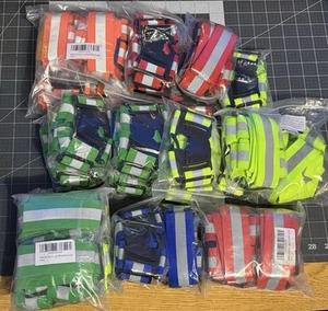 Lot Of 41 Reflective Vest Running Gear, High Visibility Reflective Running Gear - Picture 1 of 5