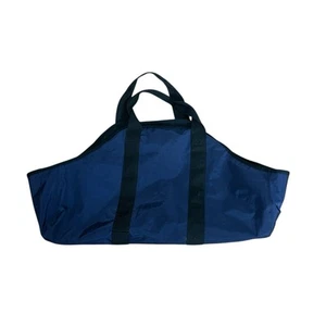 Porta legna da ardere LL Bean porta tronchi borsa in legno made in USA - Foto 1 di 8