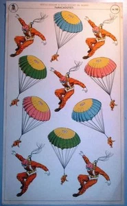 sd 08 SOLDATINI DI CARTA - PARACADUTISTI - Edizione di tutti soldati del mondo - Foto 1 di 1