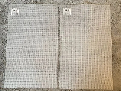 Lot of 2 Sheets Zehrco-Giancola Artist Sheet Plastic Canvas 7 spi 13.6"X22.6" - image 1 of 4