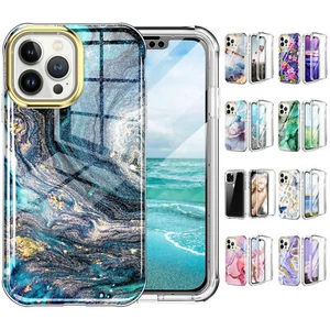 For iPhone 16 Pro Max 16e 15 14 13 12 11 Full Body Rugged Case Screen Protector - Picture 1 of 20