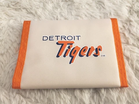 DETROIT TIGERS Wallet New Old Stock 1990 Excellent MLB Baseball Cover