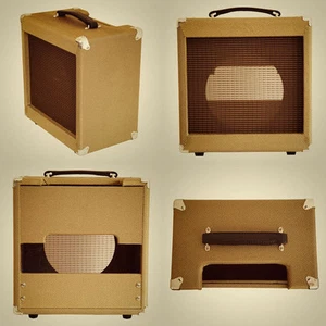 Juketone Tweed Amplifier Cabinet 8 10 12 Champ, Princeton, Deluxe Blues Jr style - Picture 1 of 19