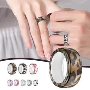 Ring Protector Sleeve Ring Wrapper for Oura Ring Gen3 Printed Silicone Case ∫ \/ - Zdjęcie 1 z 22