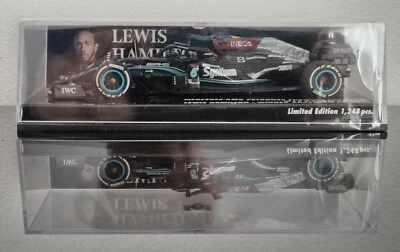  Lewis Hamilton Mercedes-AMG F1 W12 Winner Brazilian GP 2021 - 1/43 Minichamps - Bild 1 von 2