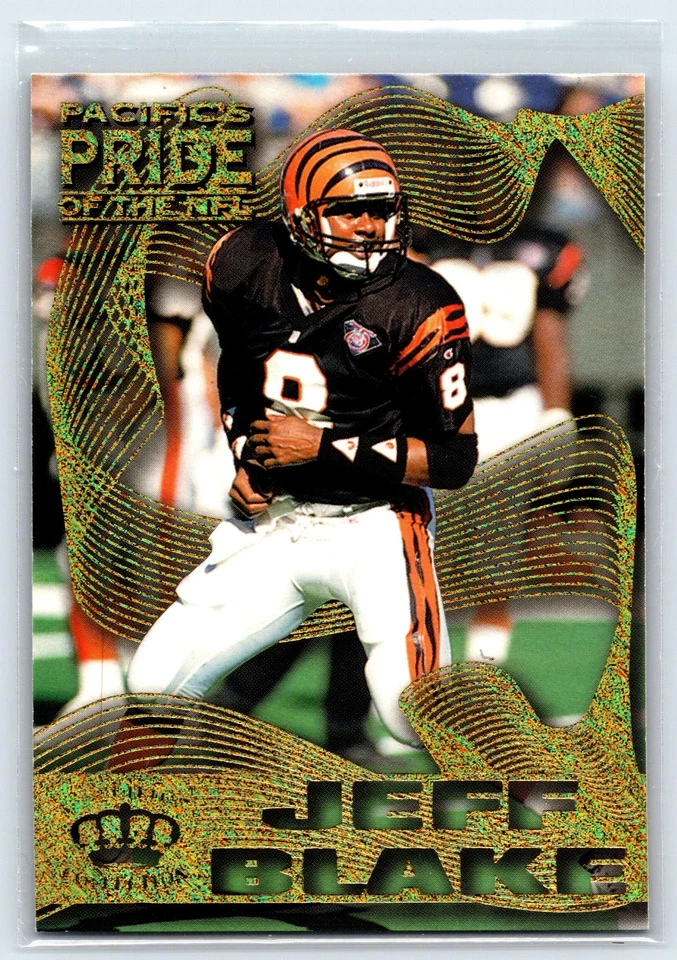 Jeff Blake 1995 Pacific Crown Royale Pride of the NFL Cincinnati Bengals #PN-4 - Image 1 of 2