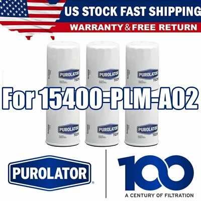 For Honda Civic CR-V Accord Acura ILX MDX Set of 6 Engine Oil Filter Purolator Foto 1 de 4