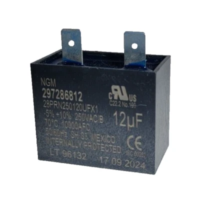 Condensador NGM Frigidaire refrigerador FFTR2045VWA funcionamiento 297286812 12UF Foto 1 de 4