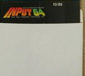 Input 64 10/86 1986 Diskette works Commodore 64 Magazin auf Disk (funktioniert) - Picture 1 of 1
