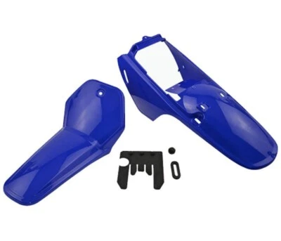 JUEGO CARENADOS GUARDABARROS PLÁSTICO AZUL YAMAHA PW80 PW 80 NUEVO Foto 1 de 2