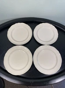 Wedgwood Queens Ware Plain Bread & Butter Plates 6.5” Ivory Porcelain Set of 4 - Picture 1 of 7
