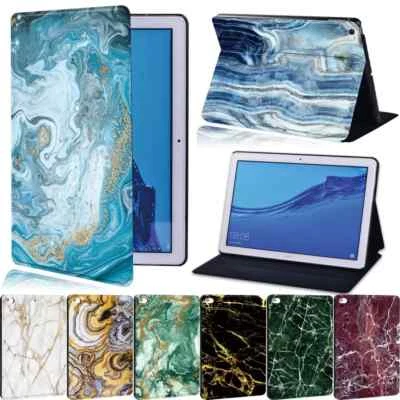 Marble Leather Tablet Stand Cover Case - For Honor Pad X8a 11" 2024/Pad 9 12.1" - Image 1 of 4