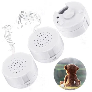 30 Seconds Stuffed Bear Voice Box, 3 Pack Voice Recorder DIY Custom Message. - Picture 1 of 7