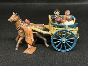 Zoo Pony Cart Ride By Taylor And Barret (Yellow 919) Pony Missing Tail - Picture 1 of 17