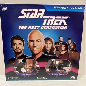 Star Trek Next Generation #059/60: the Hunted/The High Ground Laserdisc - Picture 1 of 4