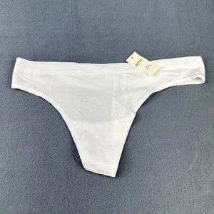 Aerie Women's Size Medium Panty Thong Tanga White New With Tags - Picture 1 of 10