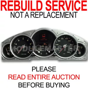 Rebuild Repair for 03 04 05 06 07 08 09 10 Porsche Cayenne Instrument Cluster - Foto 1 di 1