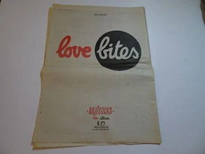 Buzzcocks: Love Bites 1978 Full Page (12" X 16") UK Advert - Imagen 1 de 3