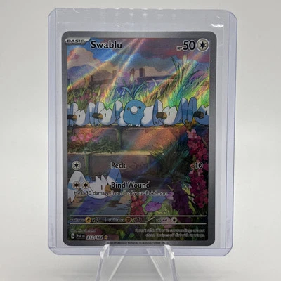 Swablu - 213/182 213/182 Illustration Rare SV04: Paradox Rift Pokemon Card NM - Image 1 of 4