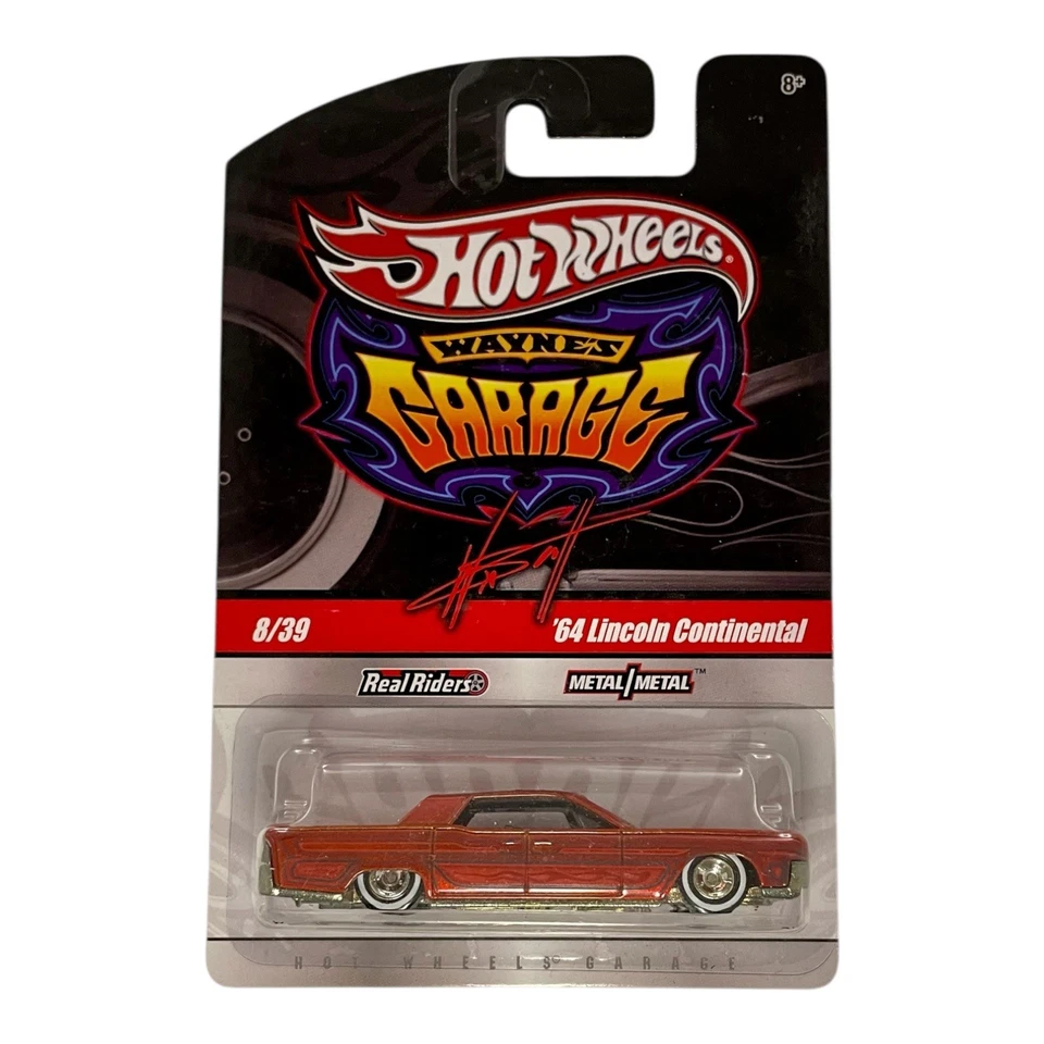 Lincoln Continental #8/39 rojo real Riders Hot Wheels Wayne's Garage '64 Foto 1 de 1