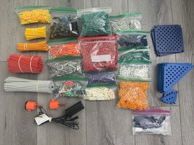 1200 KNEX RODS & CONNECTORS Mixed Bulk Lot Standard Replacement Parts K'NEX