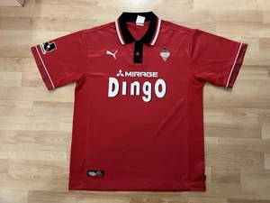 Vintage 1999 Urawa Red Diamonds Football Shirt Soccer Jersey JLeague Mizuno Rare - Picture 1 of 13